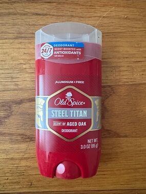 Old Spice Steel Titan Deodorant Stick — Red (Aged Oak)